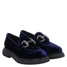  Fraipe klassischer Slipper in blau für Damen