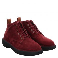  Joe, Dordrecht, Veloursleder-Schnürstiefel in rot für Damen