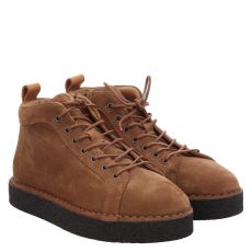  Joe, Amsterdam, Textil-Schnürstiefel in braun für Damen