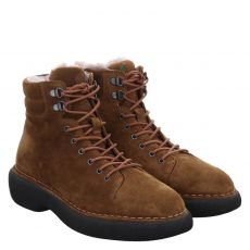  Joe, Dordrecht, Veloursleder-Schnürstiefel in braun für Damen