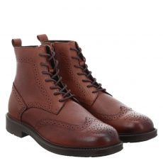  Marco Tozzi Glattleder-Schnürstiefel in braun für Herren