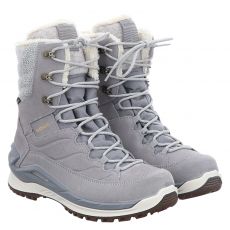  Lowa, Calceta Evo Gtx Ws, Veloursleder-Winterboots in grau für Damen