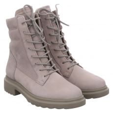  Paul Green, 0074-8071-034, Nubukleder-Schnürstiefel in grau für Damen