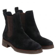  Paul Green, 0074-8021-034, Veloursleder-Chelsea in schwarz für Damen