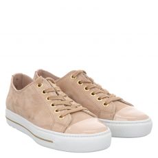  Paul Green, 0074-4977-224/pauls, Veloursleder-Sneaker in braun für Damen