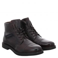  Bugatti Glattleder-Schnürstiefel in braun für Herren