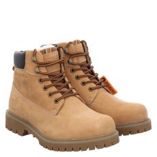  Dockers Nubukleder-Winterboots in beige für Herren