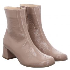  Högl Knautschlack-Chelsea in beige für Damen
