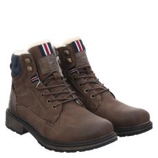  Mustang Kunstleder-Winterboots in braun für Herren