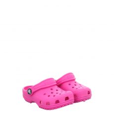  Crocs, Classic Clog T/k, Gummi (synth.)-Sandale in pink für Kinder