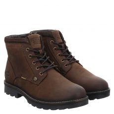  Camel Active Fettleder-Schnürstiefel in braun für Herren