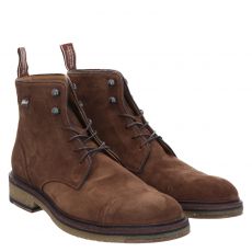 Floris Van Bommel, De Tanker, Veloursleder-Schnürstiefel in braun für Herren