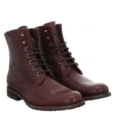  Floris Van Bommel, Floriscasualdarkcognacleath, Glattleder-Winterboots in braun für Herren
