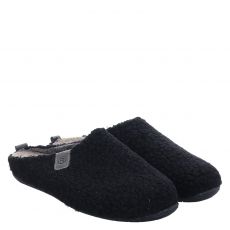  Rohde, Tivoli D, Textil-Hausschuh in schwarz für Damen