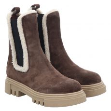  Fraipe Veloursleder-Chelsea in braun für Damen