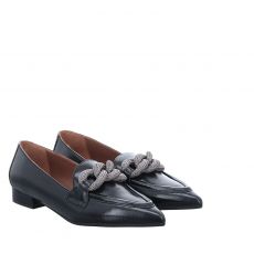  Fraipe Lackleder-Ballerina in schwarz für Damen