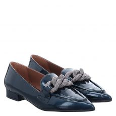  Fraipe, Blau, Lackleder-Ballerina in grün für Damen