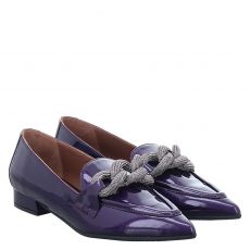  Fraipe, Blau, Lackleder-Ballerina in lila für Damen