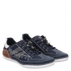  Bugatti Textil-Slipper in blau für Herren