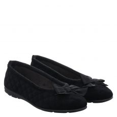  Hans Herrmann Textil-Hausschuh in schwarz für Damen