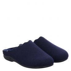  Hans Herrmann Hausschuh in blau für Damen