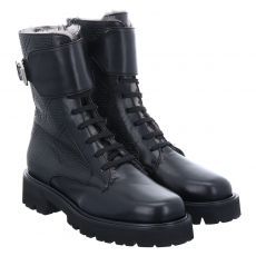  Lorbac, Magda, Glattleder-Schnürstiefel in schwarz für Damen