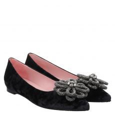  Ras, Komica, Textil-Ballerina in schwarz für Damen
