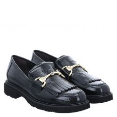  Luca Grossi, Ladtal, klassischer Lackleder-Slipper in schwarz für Damen