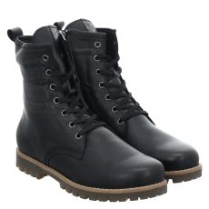  Andrea Conti, Stiefelette, Glattleder-Schnürstiefel in schwarz für Damen
