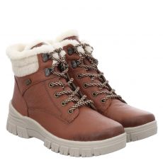  Remonte, Stiefelette, Glattleder-Schnürstiefel in braun für Damen