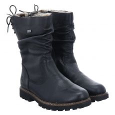  Remonte, Stiefelette, Glattleder-Chelsea in schwarz für Damen