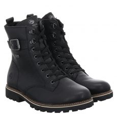  Remonte, Stiefelette, Glattleder-Schnürstiefel in schwarz für Damen