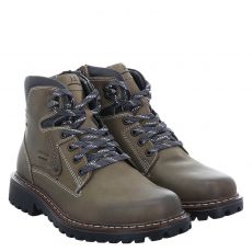  Josef Seibel Fettleder-Winterboots in grün für Herren