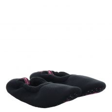  Flip Flop, Ballett Knit, Textil-Hausschuh in schwarz für Damen
