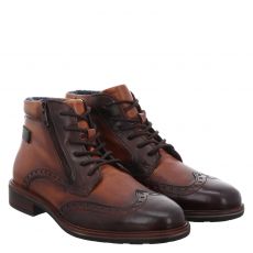 Bugatti Glattleder-Schnürstiefel in braun für Herren