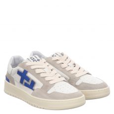  Gio+ Glattleder-Sneaker in weiß für Herren