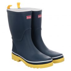  Derbe, Middlehooch, Gummi (synth.)-Regenstiefel in blau für Damen