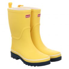  Derbe, Middlehooch, Gummi (synth.)-Regenstiefel in gelb für Damen