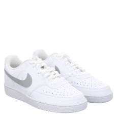  Nike, Court Vision Low Next Nat, Kunstleder-Sneaker in weiß für Herren