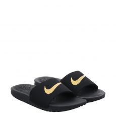  Nike, Kawa Slide (gs/ps), Gummi (synth.)-Sandale in schwarz für Kinder