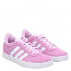  Adidas, Vl Court 3.0 K, Veloursleder-Sneaker in lila für Kinder