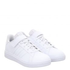  Adidas, Grand Court 2.0 El K, High-Tech-Halbschuh in weiß für Mädchen