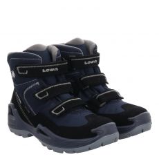  Lowa, Milogtxmid, Textil-Winterstiefel in blau für Kinder