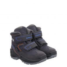  Lowa, Milogtxmid, Textil-Winterstiefel in grau für Kinder
