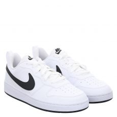  Nike, Court Borough Low Recraft (gs), Kunstleder-Sneaker in weiß für Kinder