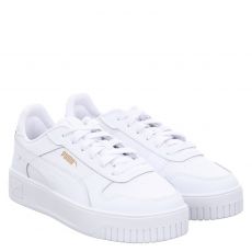  Puma, Carina Street, Kunstleder-Sneaker in weiß für Damen