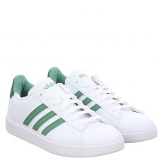  Adidas, Grand Court 2.0, Kunstleder-Sneaker in weiß für Herren