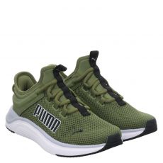  Puma, Softride Astro Slip, Textil-Slipper in grün für Herren