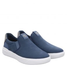  Timberland, Seneca Bay Low, Nubukleder-Slipper in blau für Herren