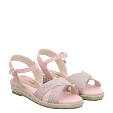  S.oliver Schuhe, Kidssandals, Textil-Sandale in rosa für Mädchen